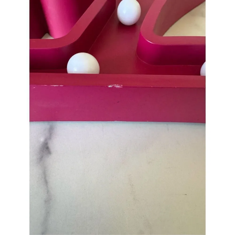 Hot pink flamingo light up led lights Florida home decor tween youth fun stand u